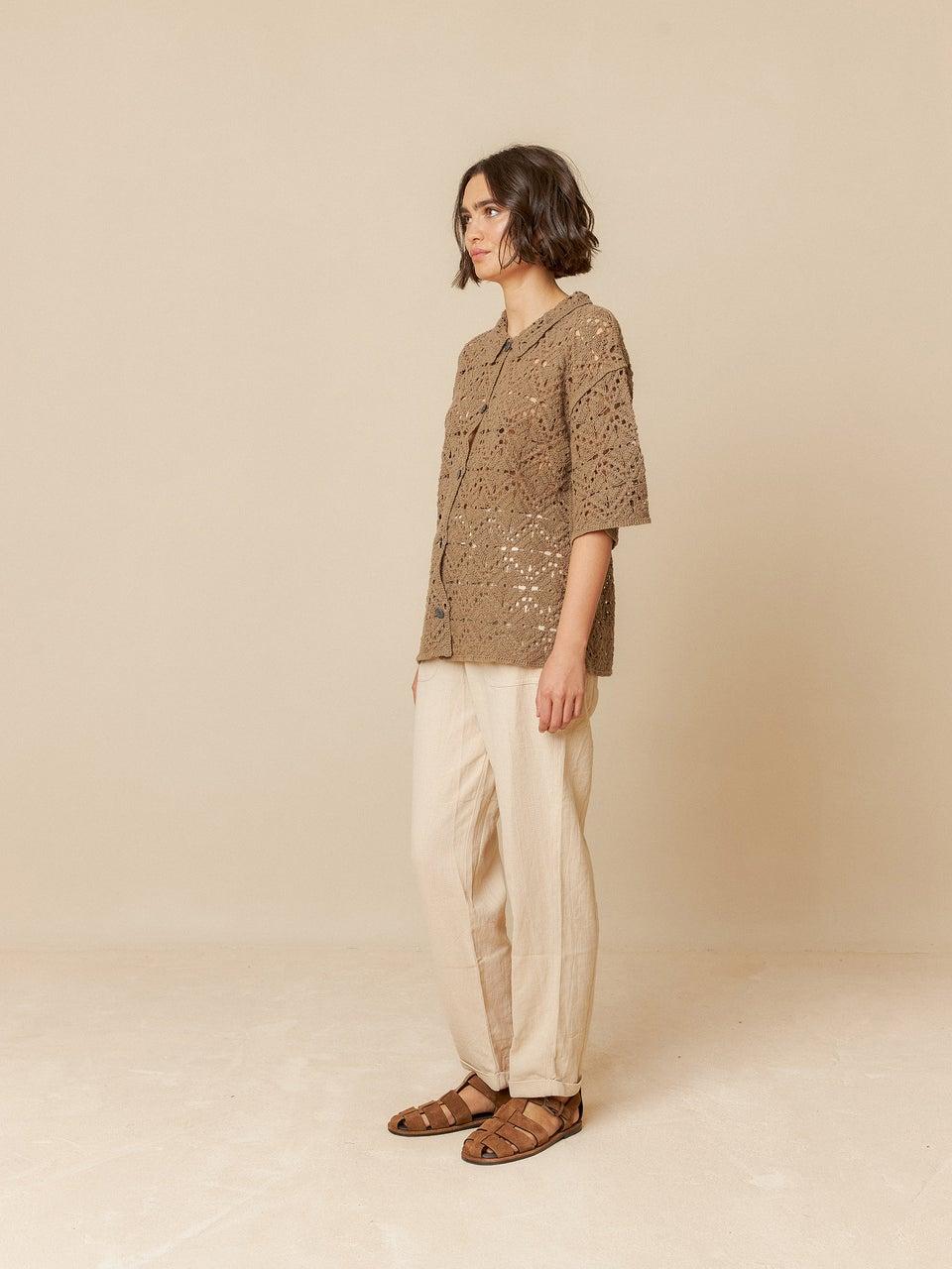 Indi & Cold CHAQUETA MANGA CORTA CROCHET