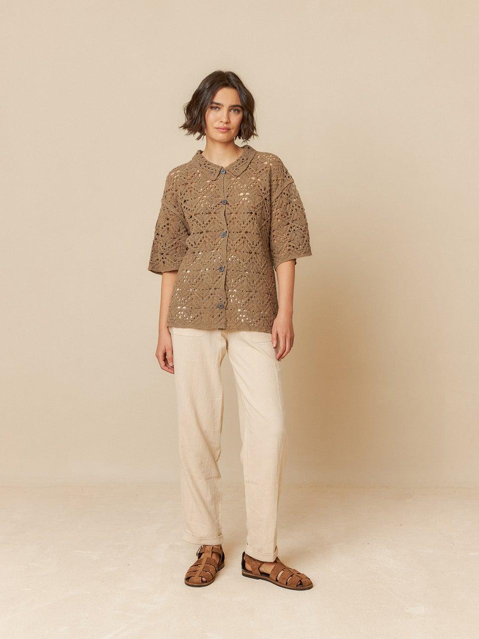 Indi & Cold CHAQUETA MANGA CORTA CROCHET