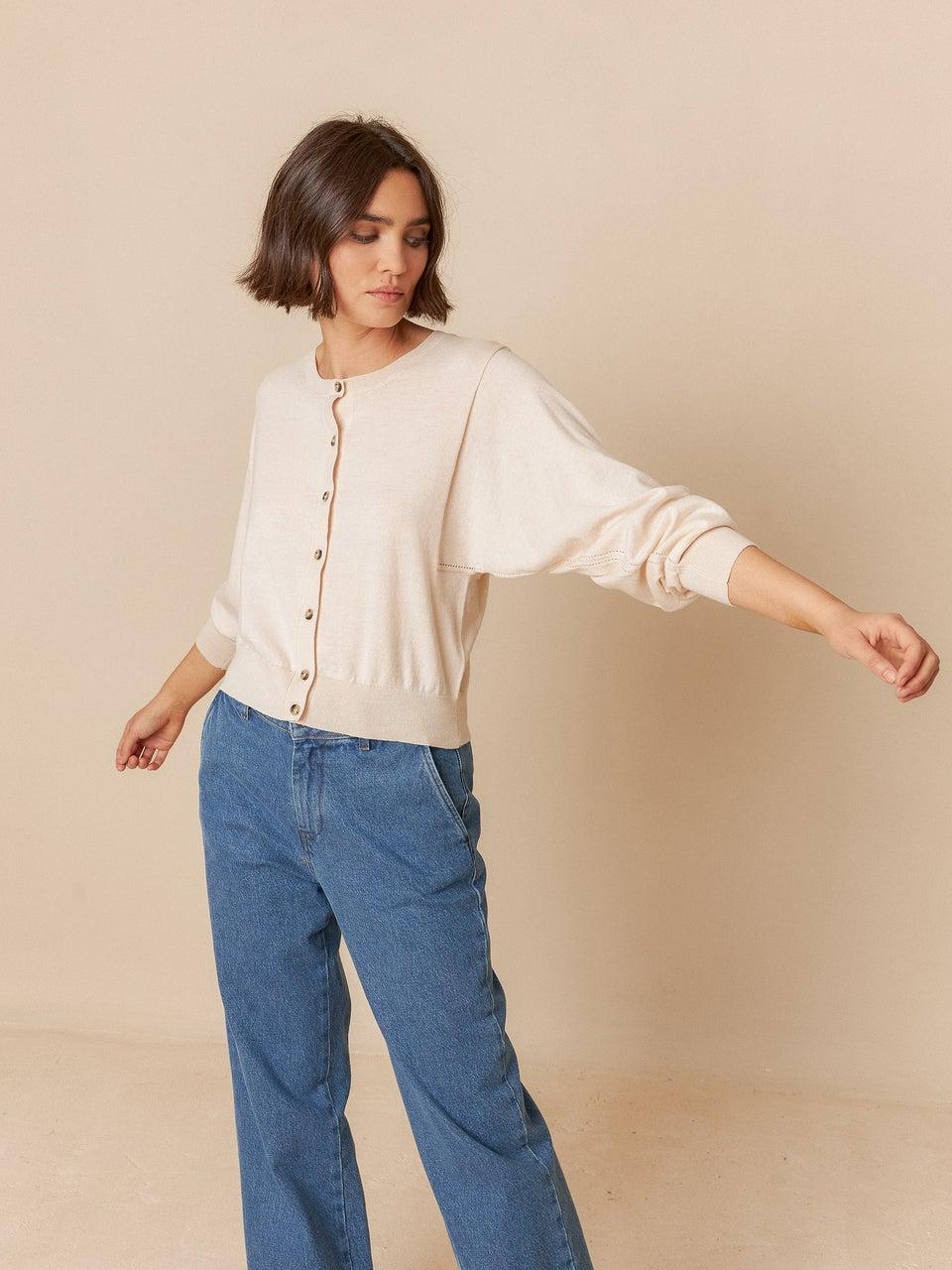 Indi & Cold CHAQUETA PUNTO MANGA MURCIELAGO