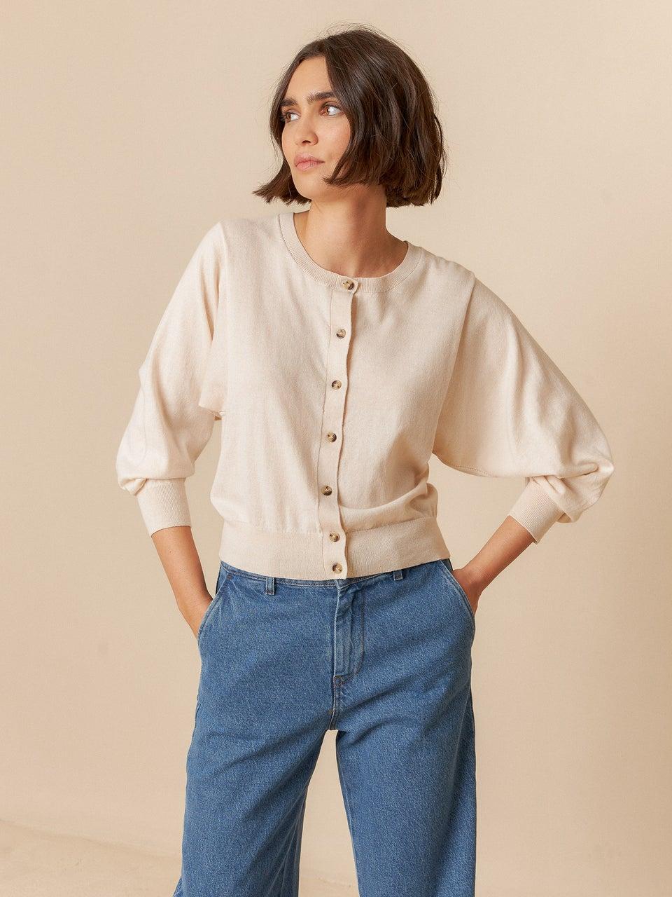 Indi & cold CHAQUETA PUNTO MANGA MURCIELAGO