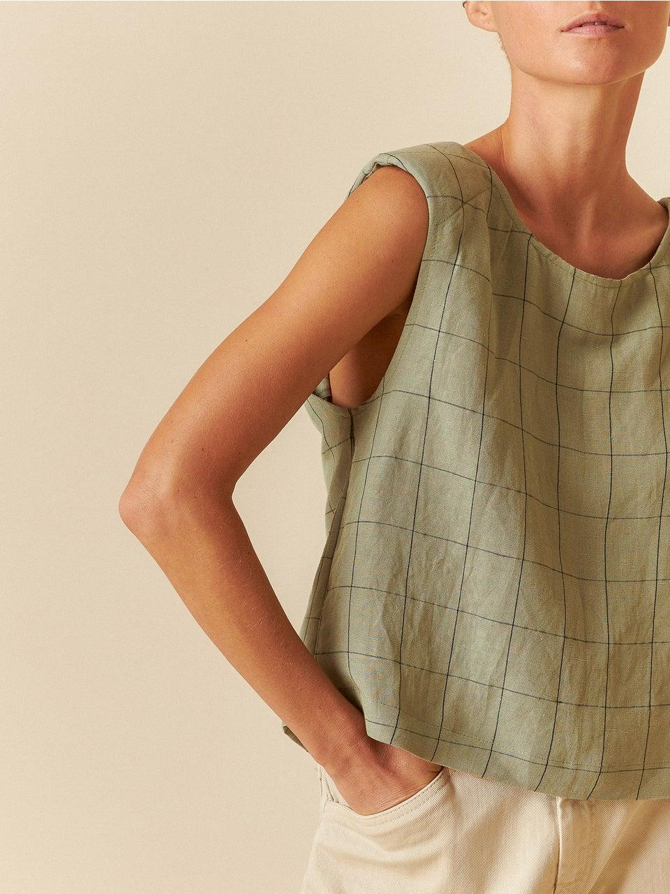 Indi & cold CROP TOP CUADRO VENTANA