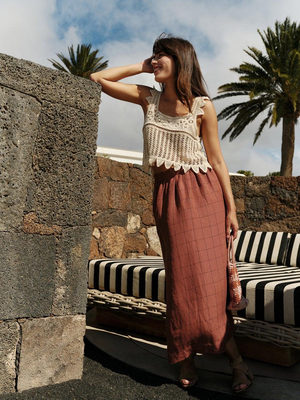 Indi & Cold FALDA CUADRO VENTANA