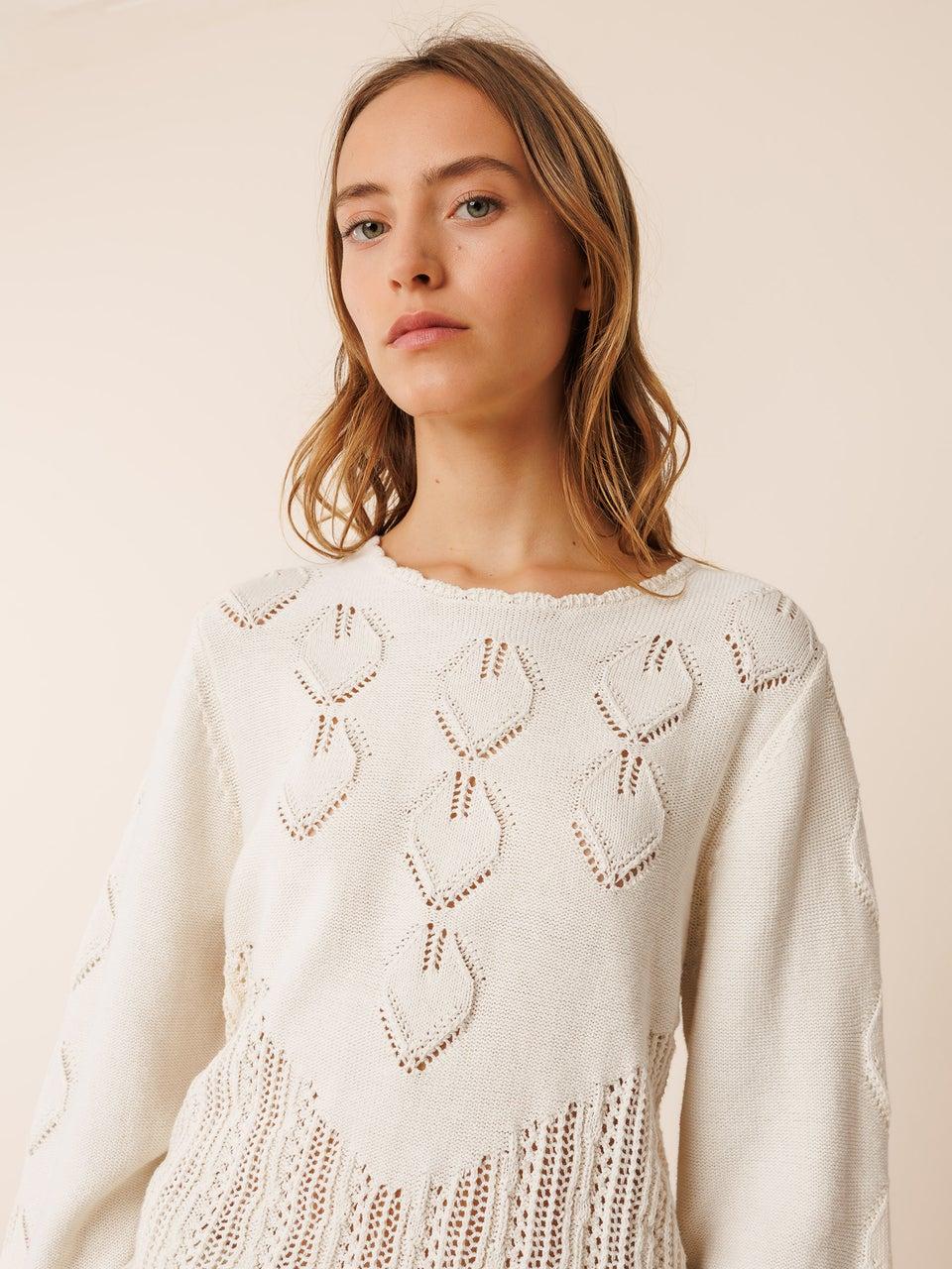 Indi & cold JERSEY EFECTO CROCHET
