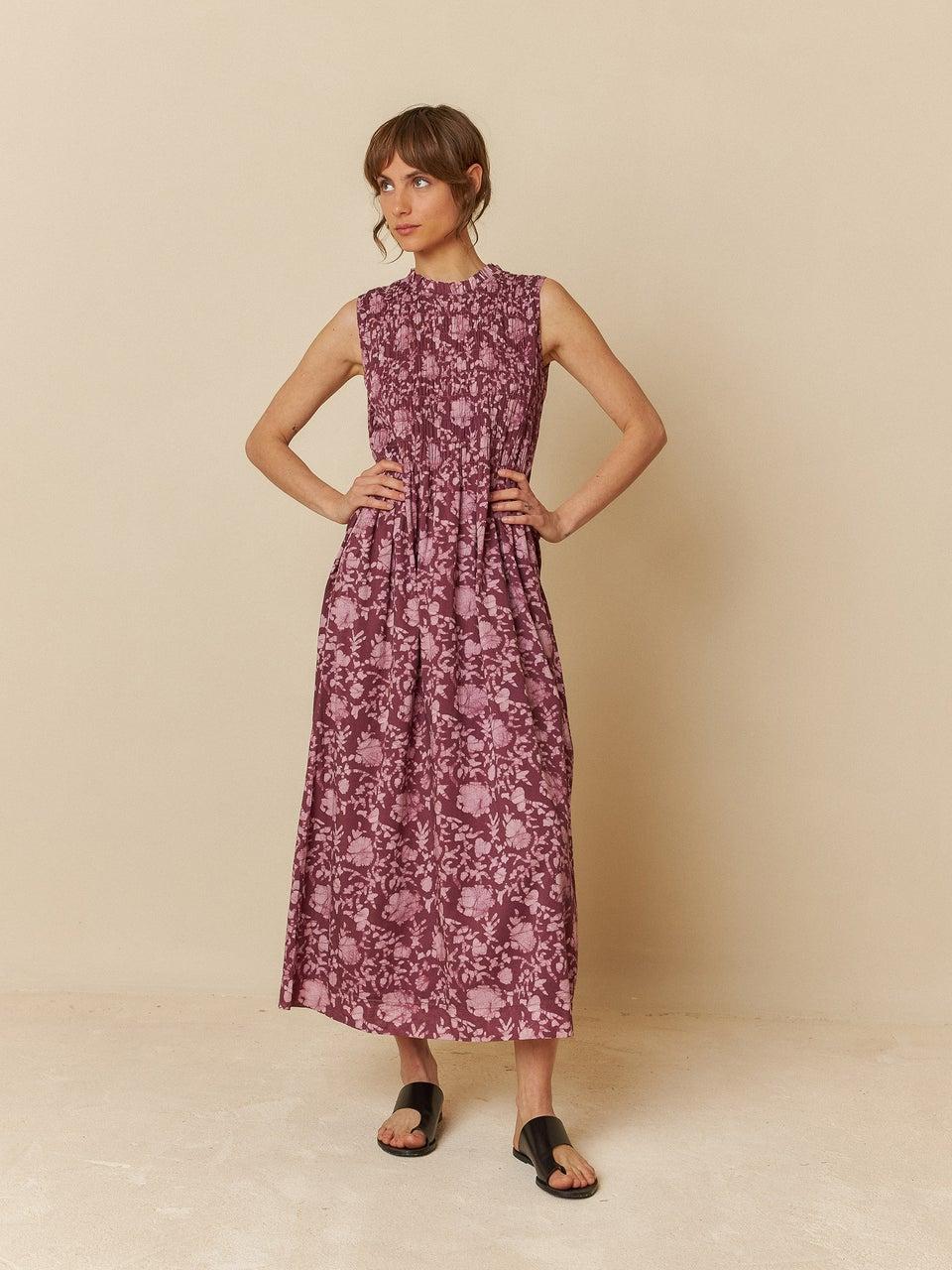 Indi & cold MAXI VESTIDO ENGOMADO