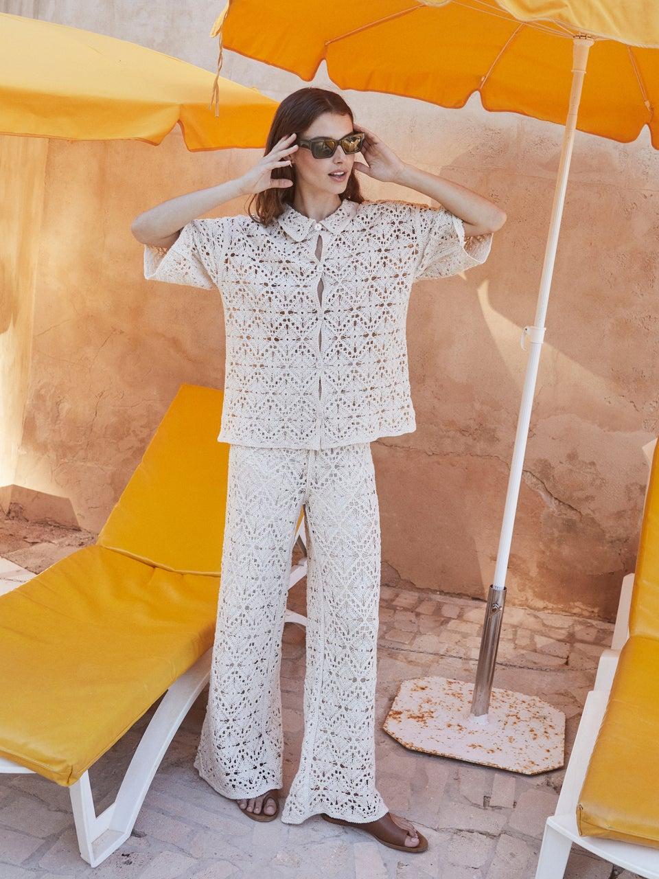 Indi & cold PANTALÓN CULOTTE CROCHET