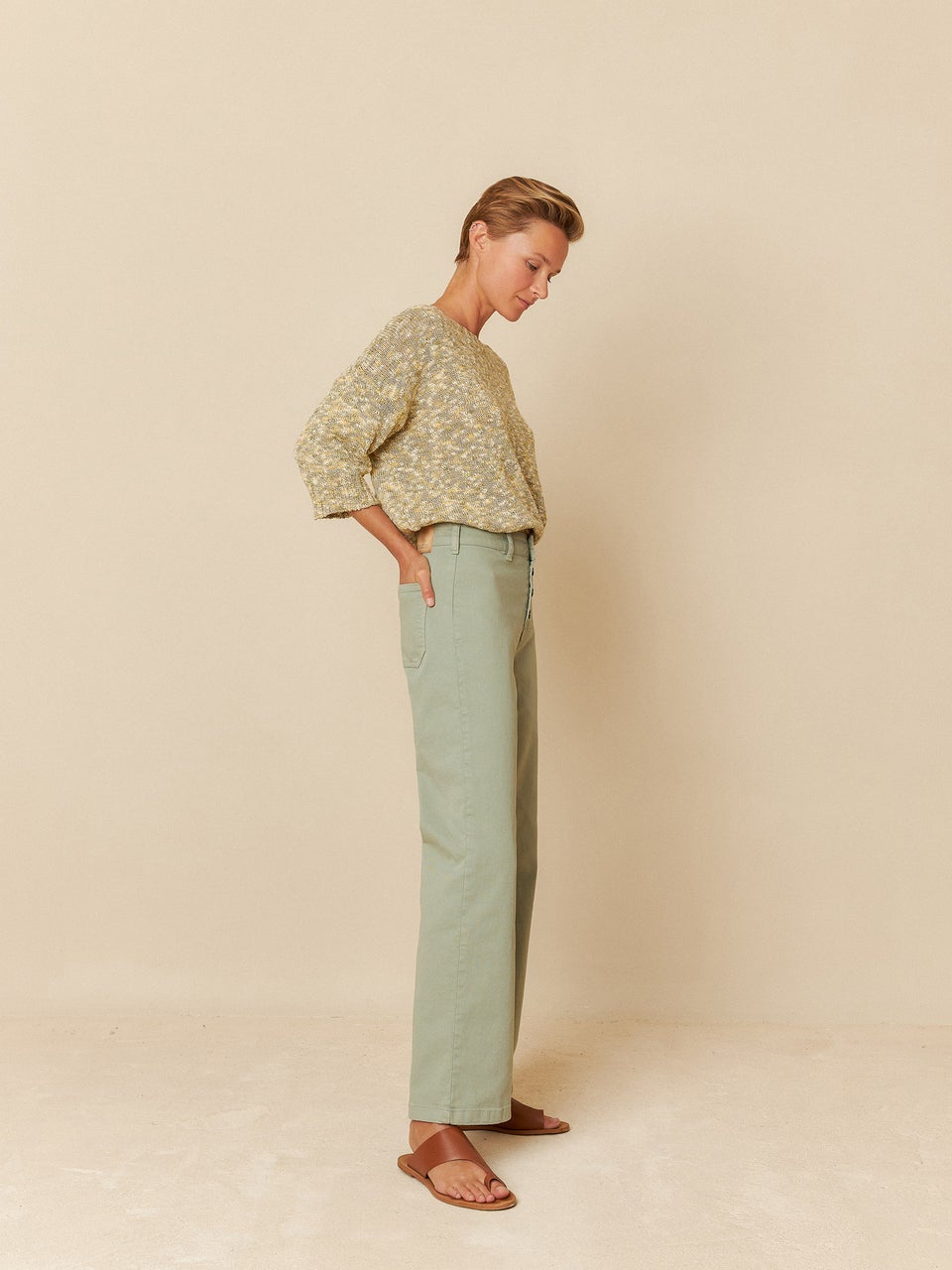 Indi & Cold PANTALÓN SARGA FRAN