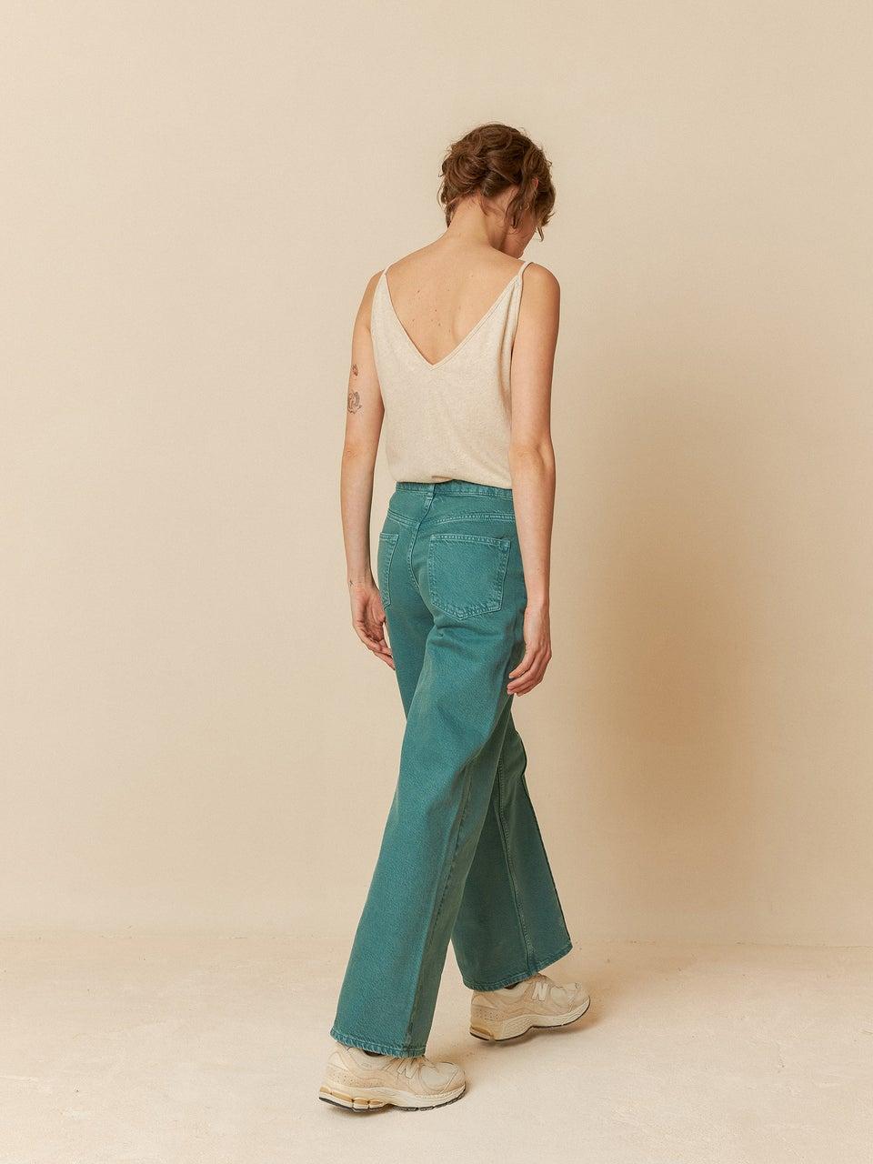 Indi & Cold PANTALÓN SARGA WIDE LEG