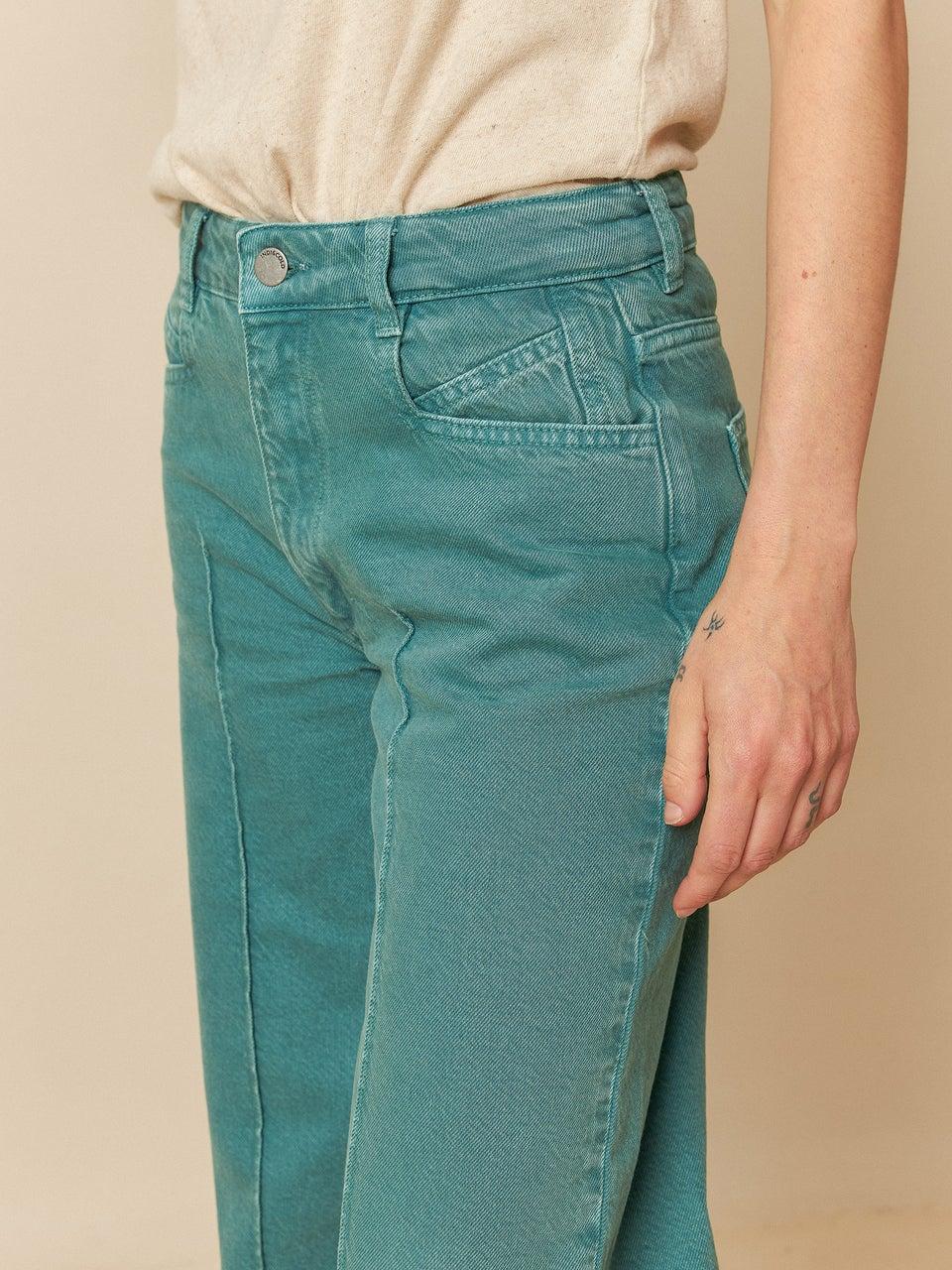 Indi & Cold PANTALÓN SARGA WIDE LEG