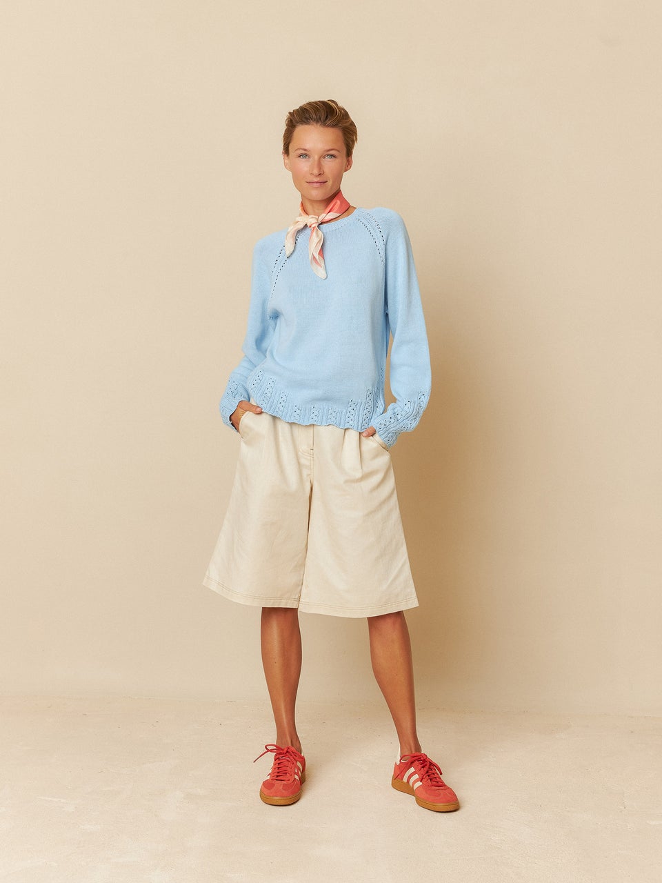 Indi & Cold PAÑUELO FLOR ROSA