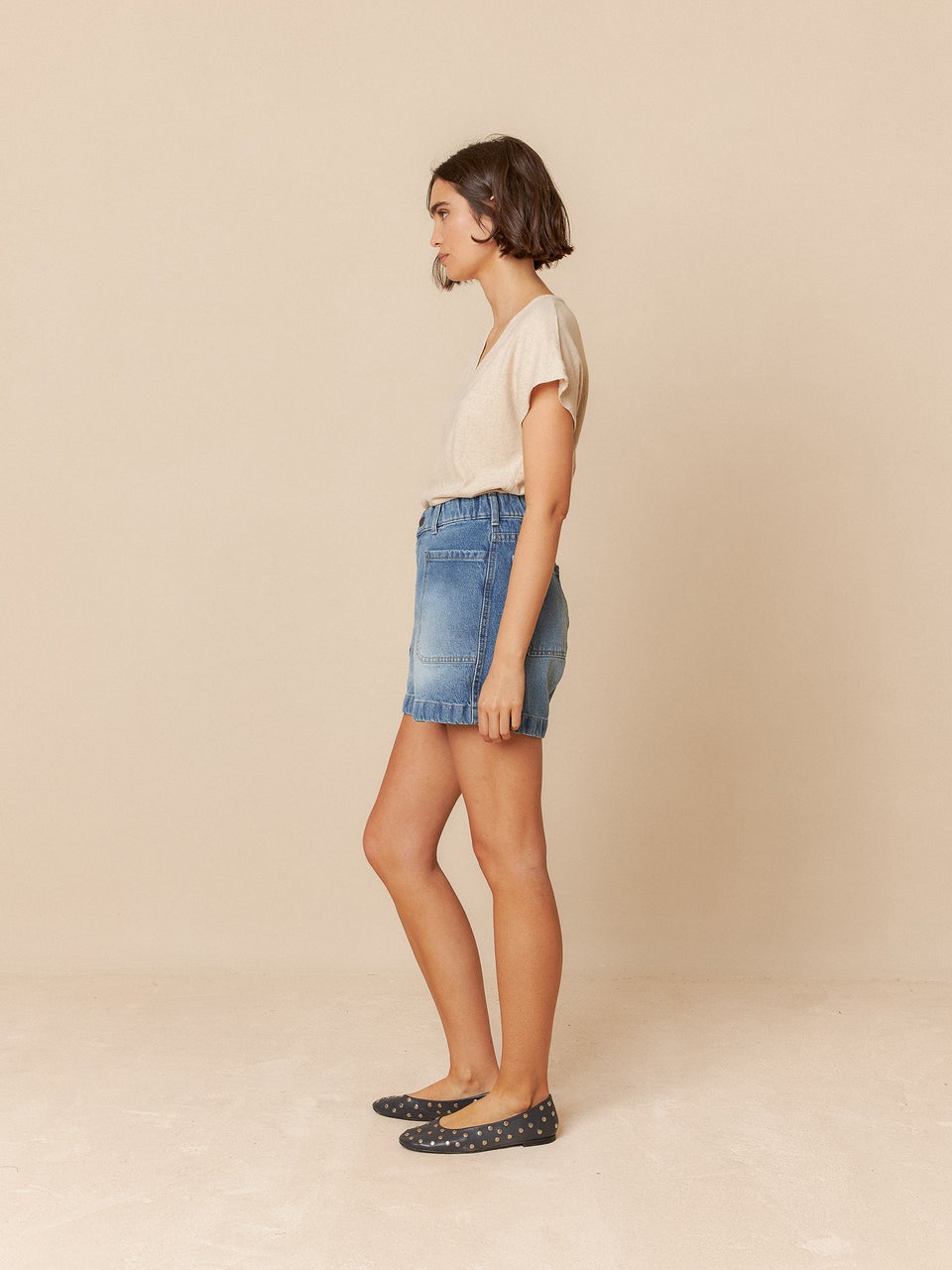 Indi & Cold SHORT DENIM RETRO