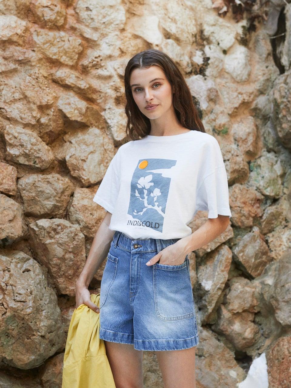 Indi & cold SHORT DENIM RETRO