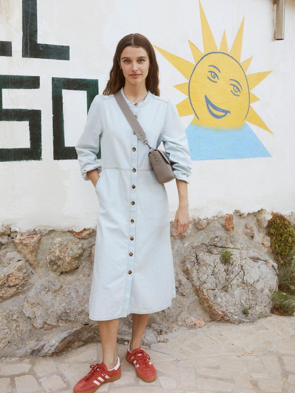 Indi & cold VESTIDO DENIM LAVADO