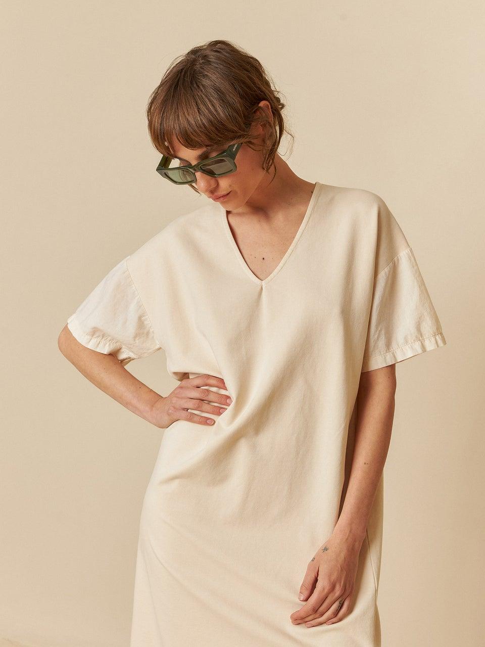 Indi & Cold VESTIDO FELPA ABERTURAS