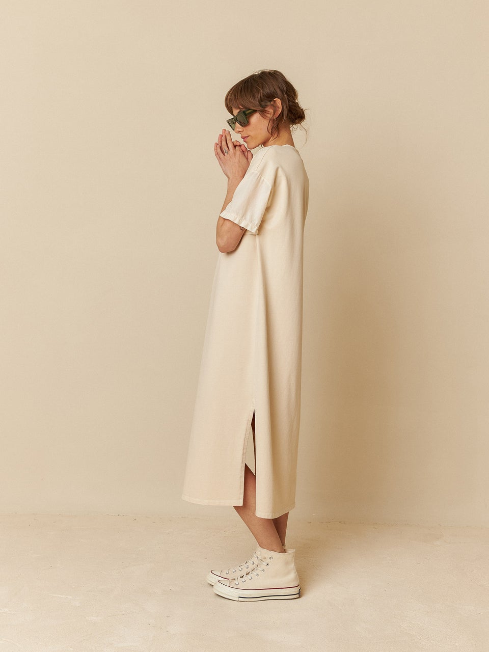 Indi & Cold VESTIDO FELPA ABERTURAS