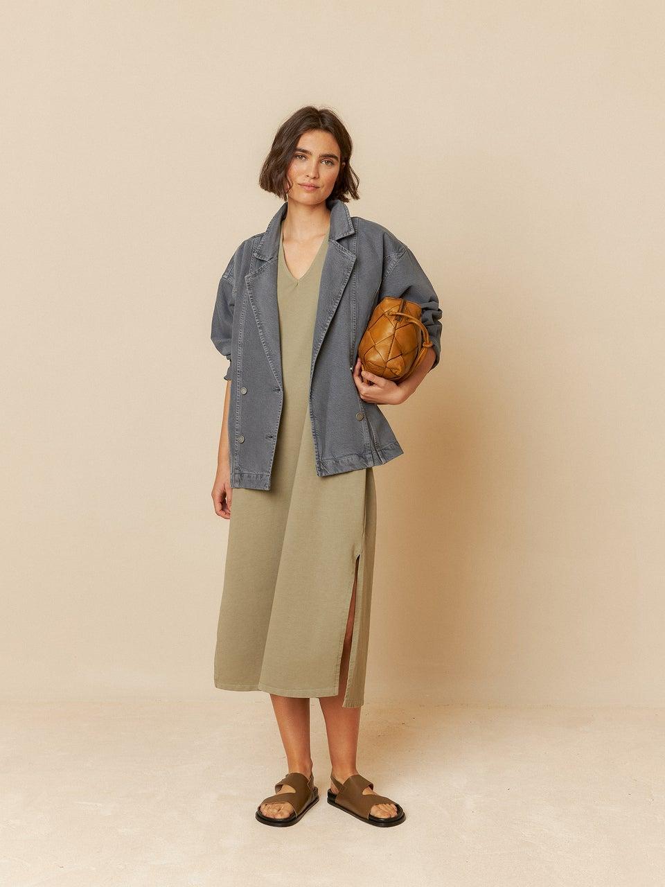 Indi & Cold VESTIDO FELPA ABERTURAS