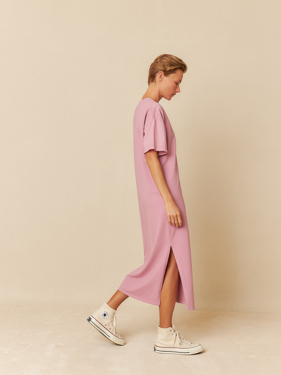 Indi & cold VESTIDO FELPA ABERTURAS