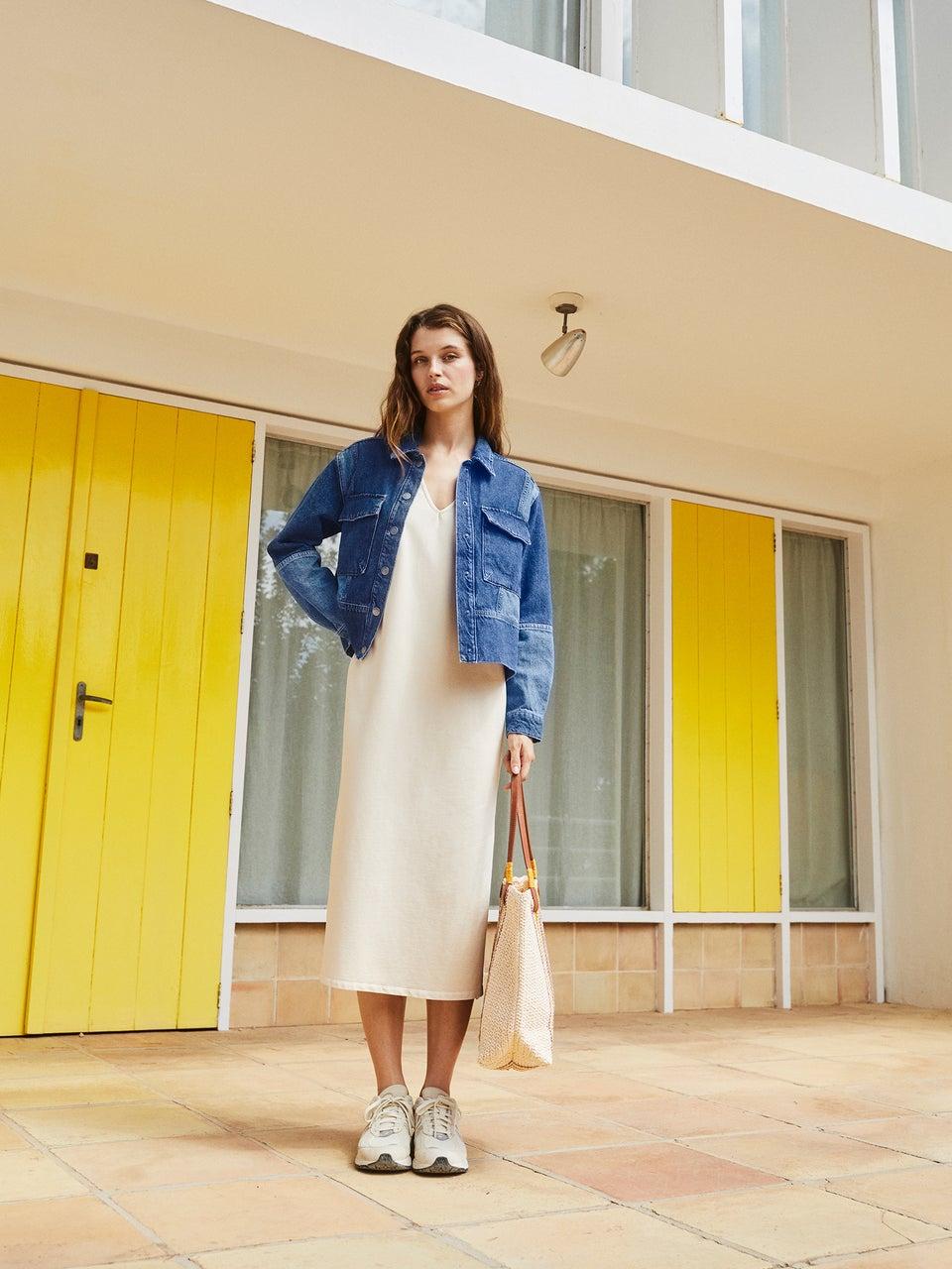 Indi & cold VESTIDO FELPA ABERTURAS