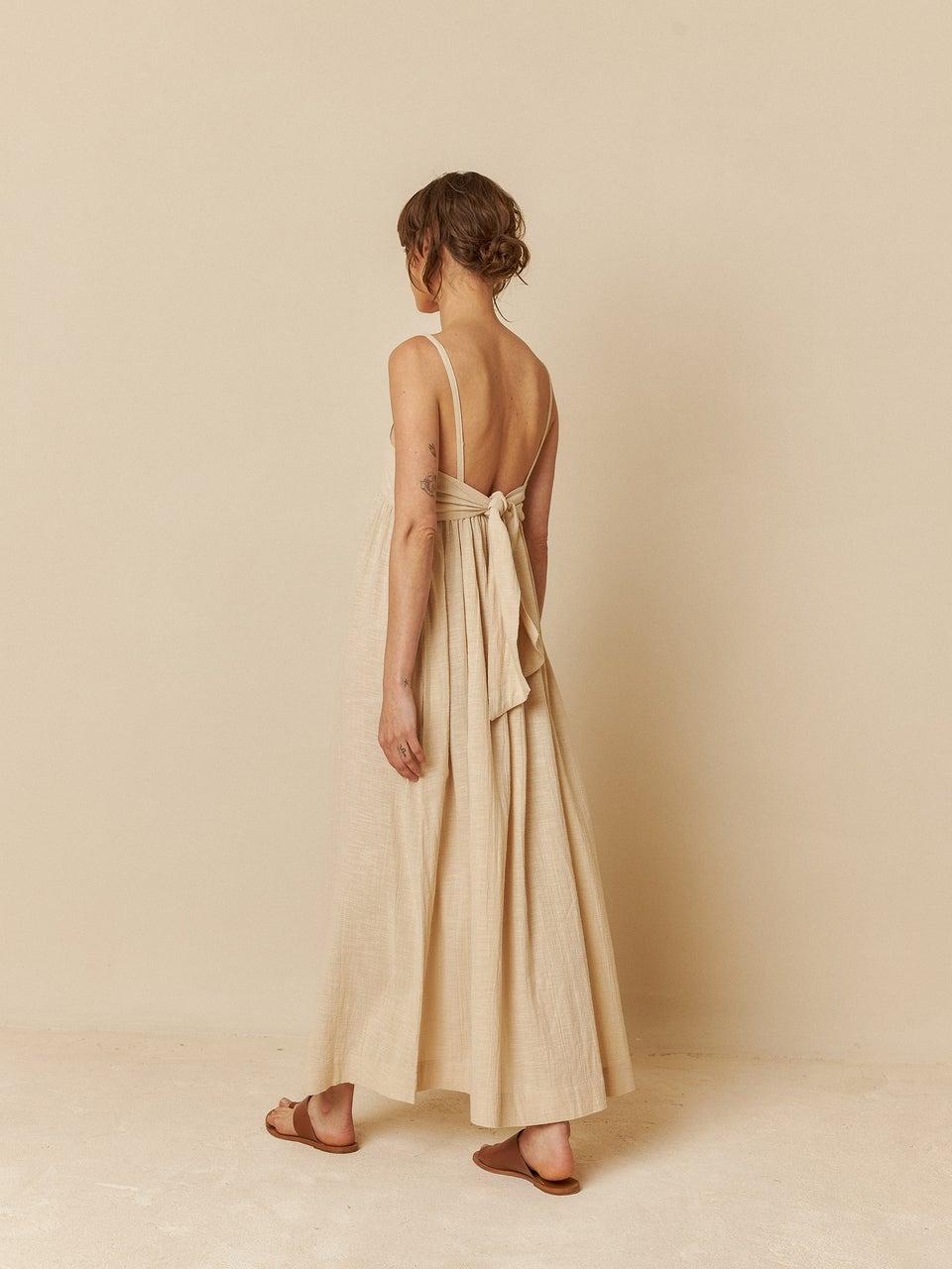 Indi & Cold VESTIDO MAXI TIRANTES