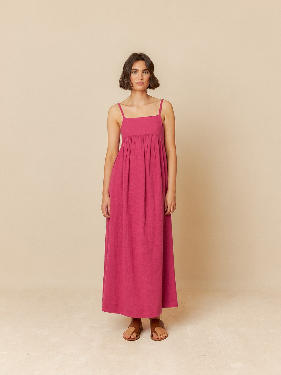 Indi & Cold VESTIDO MAXI TIRANTES