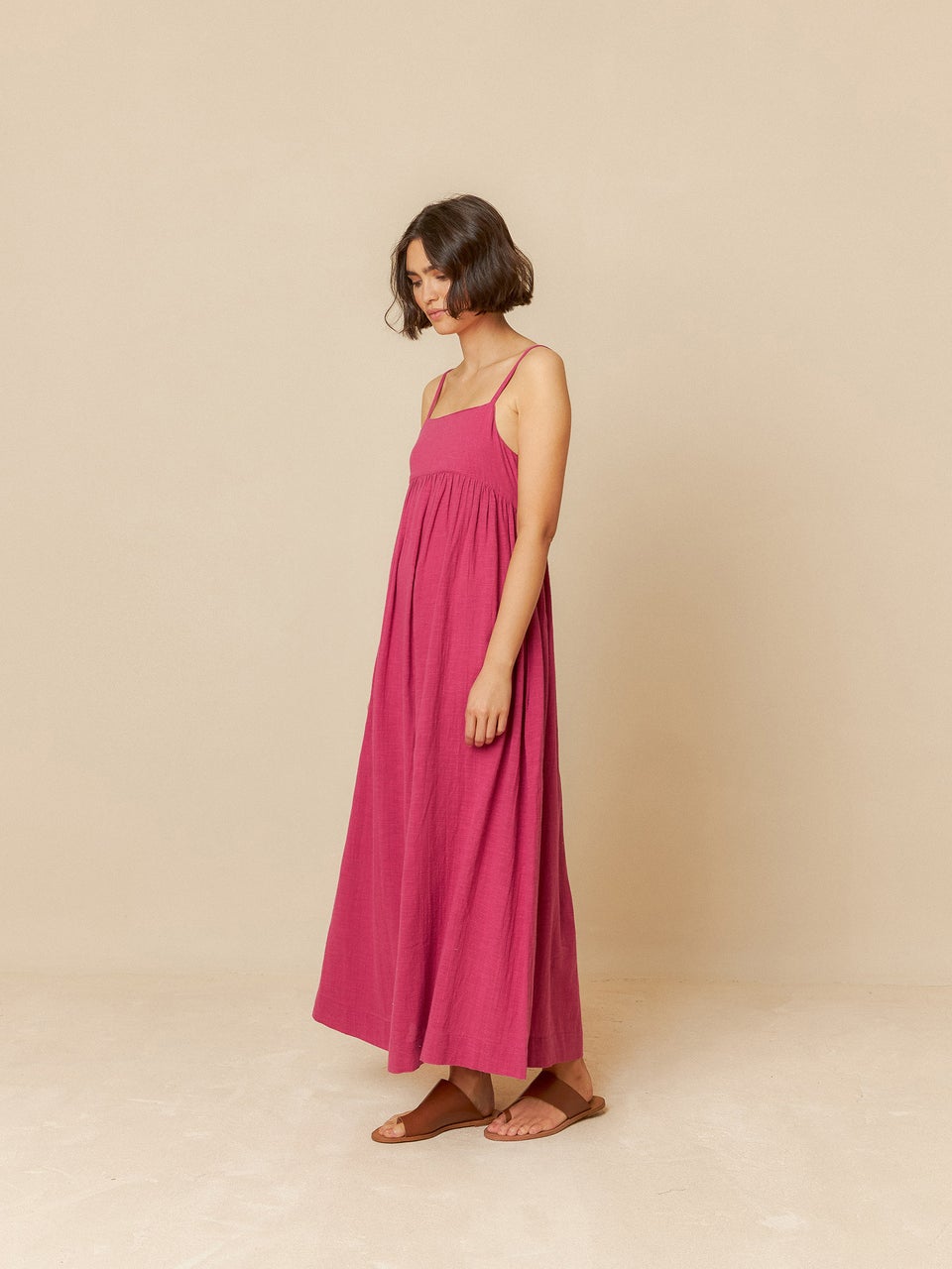 Indi & Cold VESTIDO MAXI TIRANTES