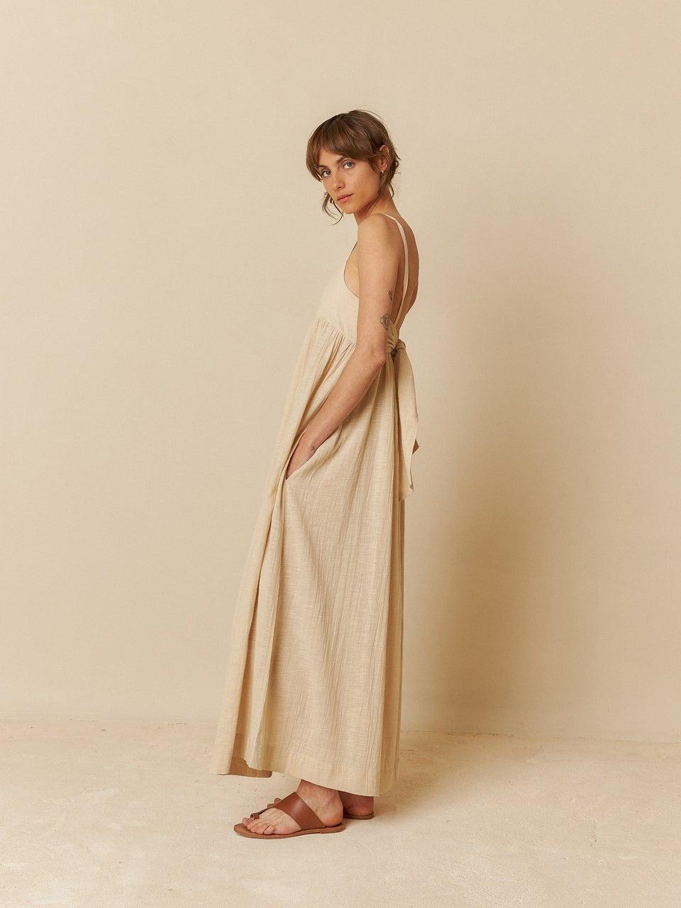 Indi & cold VESTIDO MAXI TIRANTES