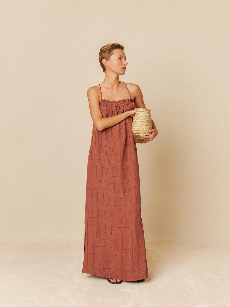 Indi & cold VESTIDO MIDI TIRANTE