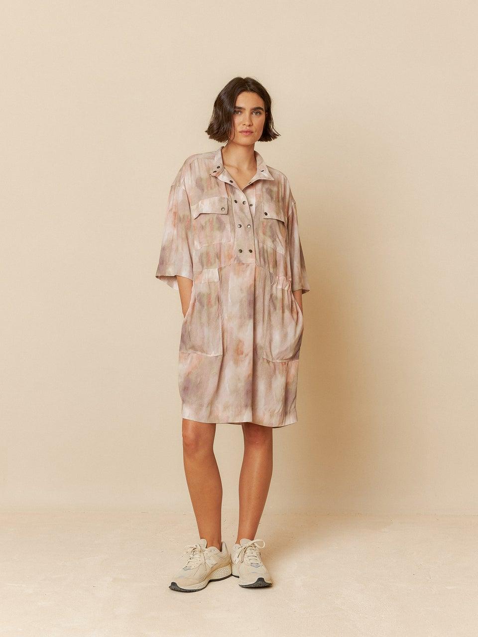 Indi & Cold VESTIDO PRINT ACUARELA