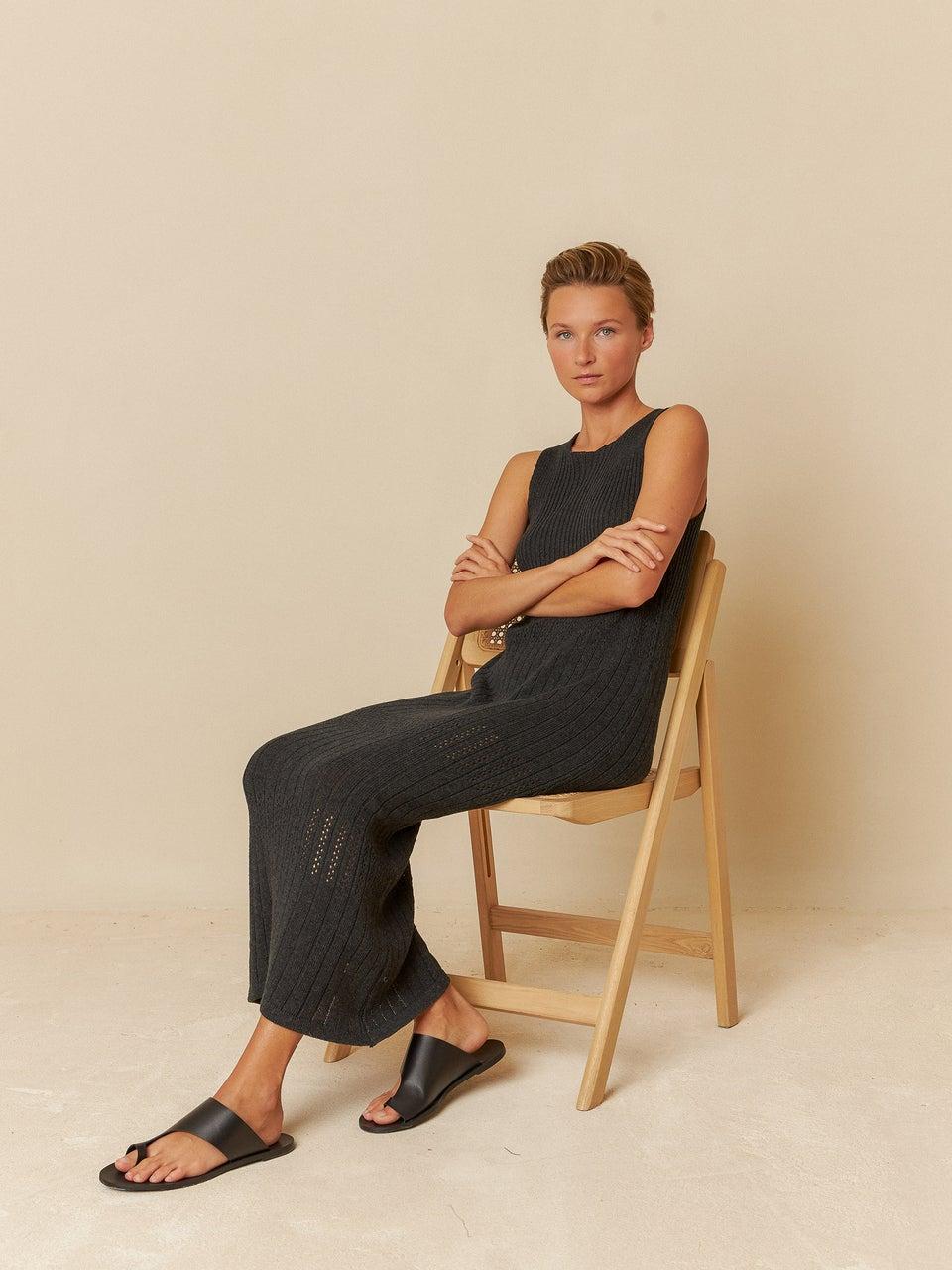 Indi & Cold VESTIDO PUNTO CANALÉ