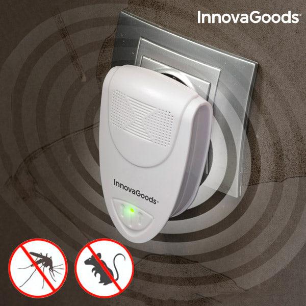innovagoods Ahuyentador Ultrasónico de Insectos y Roedores Mini InnovaGoods