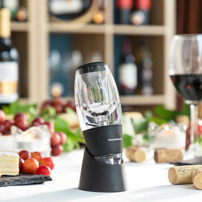 Innovagoods Aireador De Vino Con Filtro Soporte Y Funda Wineir InnovaGoods