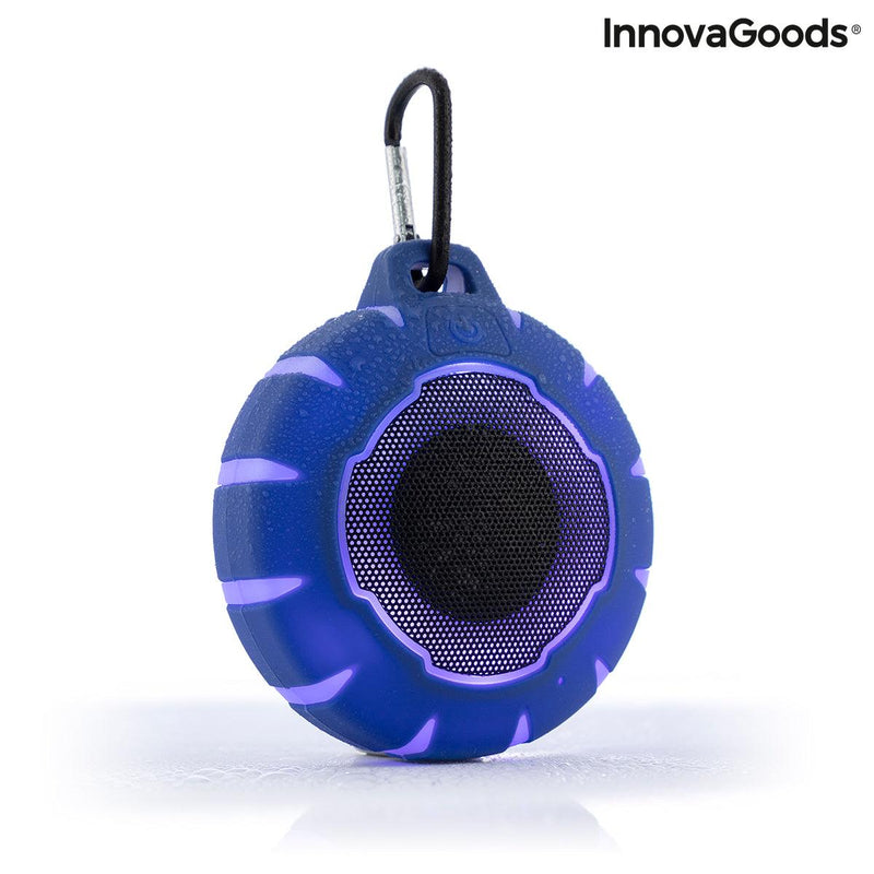Innovagoods Altavoz Inalámbrico Flotante Con LED Floaker InnovaGoods