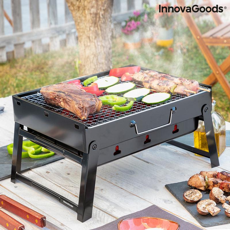 Innovagoods Barbacoa Plegable Portátil Para Carbón BearBQ InnovaGoods