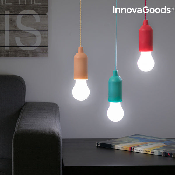 innovagoods Bombilla LED Portátil con Cordón InnovaGoods