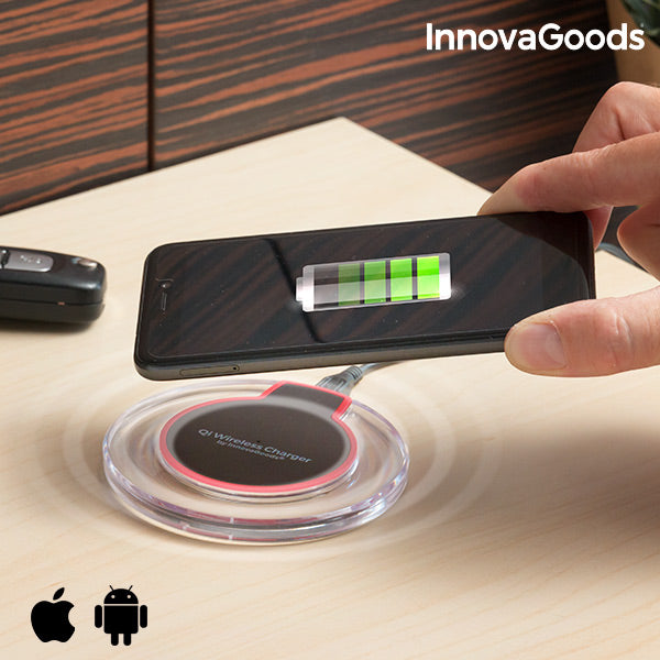 innovagoods Cargador Inalámbrico para Smartphones Qi InnovaGoods