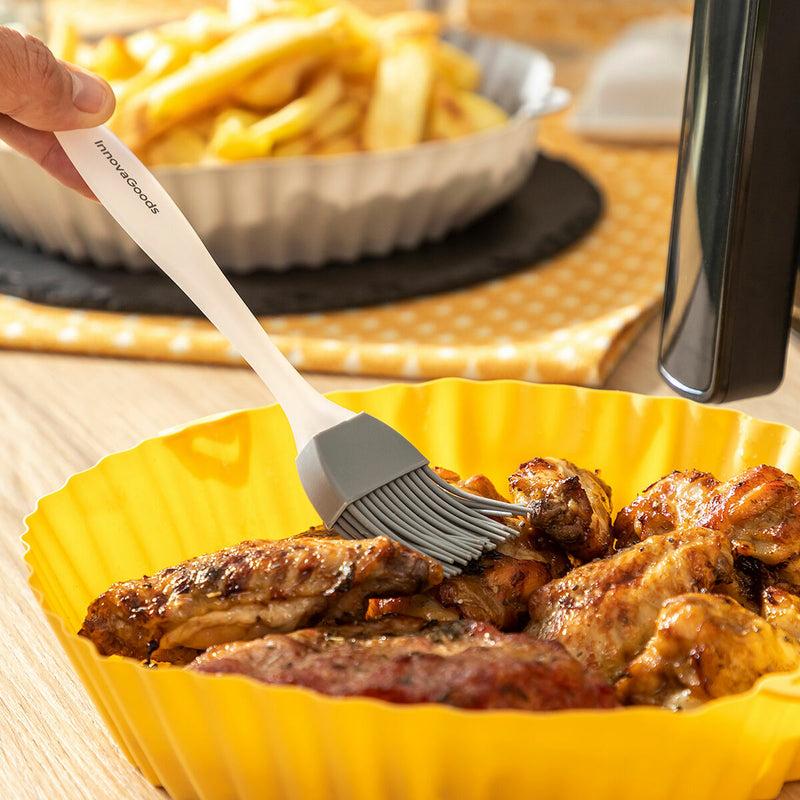 Innovagoods Cestas De Silicona Con Pincel Para Freidoras De Aire Mollicon InnovaGoods 2 Unidades