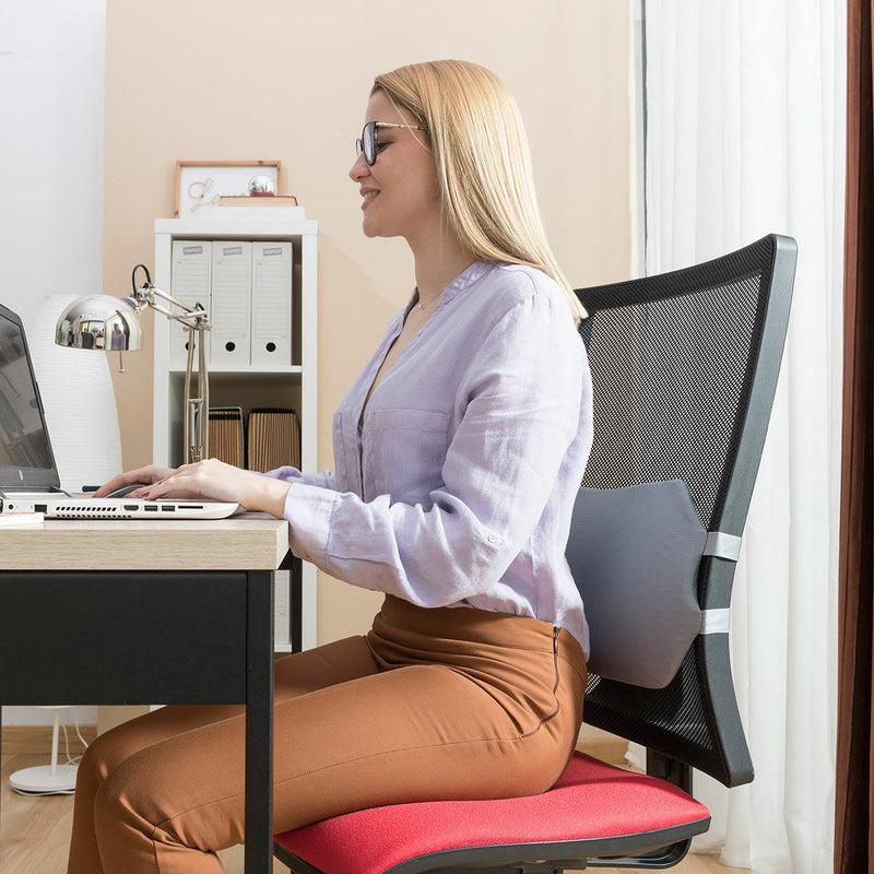 innovagoods Cojín Lumbar de Gel con Funda Extraíble Glushion InnovaGoods