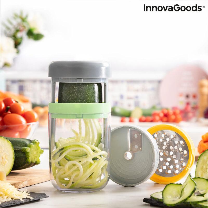 Innovagoods Cortador De Verduras En Espiral Y Rallador Con Recetas Vigizer InnovaGoods