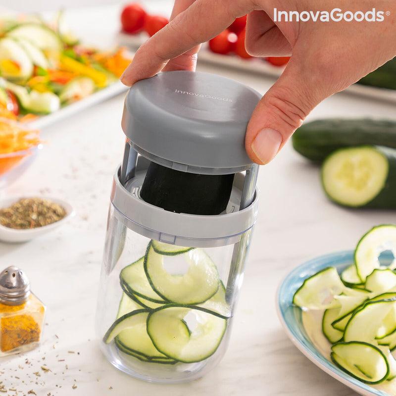 innovagoods Cortador de Verduras en Espiral y Rallador con Recetas Vigizer InnovaGoods