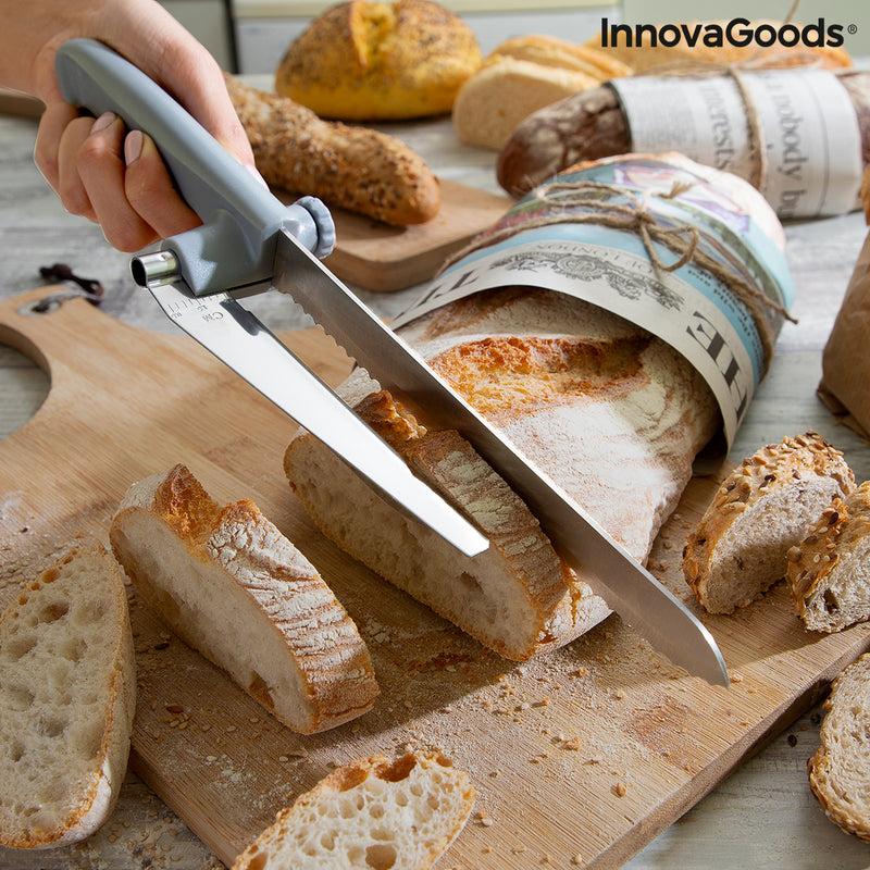 Innovagoods Cuchillo De Pan Con Guía De Corte Regulable Kutway InnovaGoods