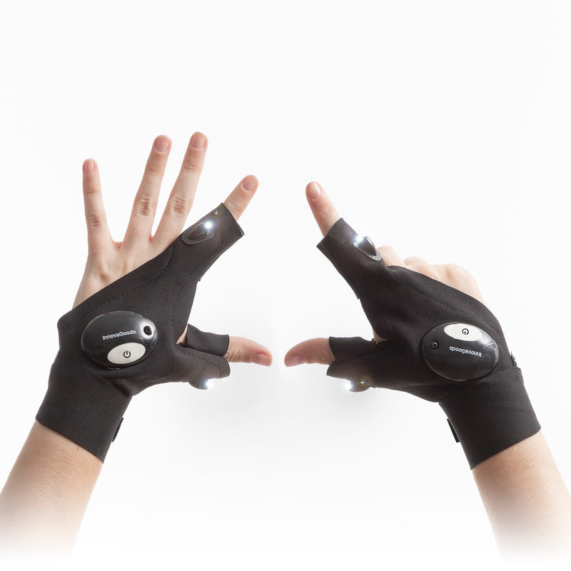 Innovagoods Guantes Con Luz LED Gleds InnovaGoods 2 Unidades