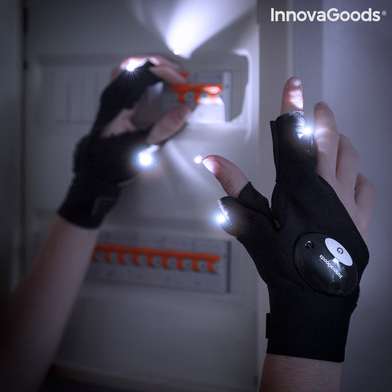 Innovagoods Guantes Con Luz LED Gleds InnovaGoods 2 Unidades