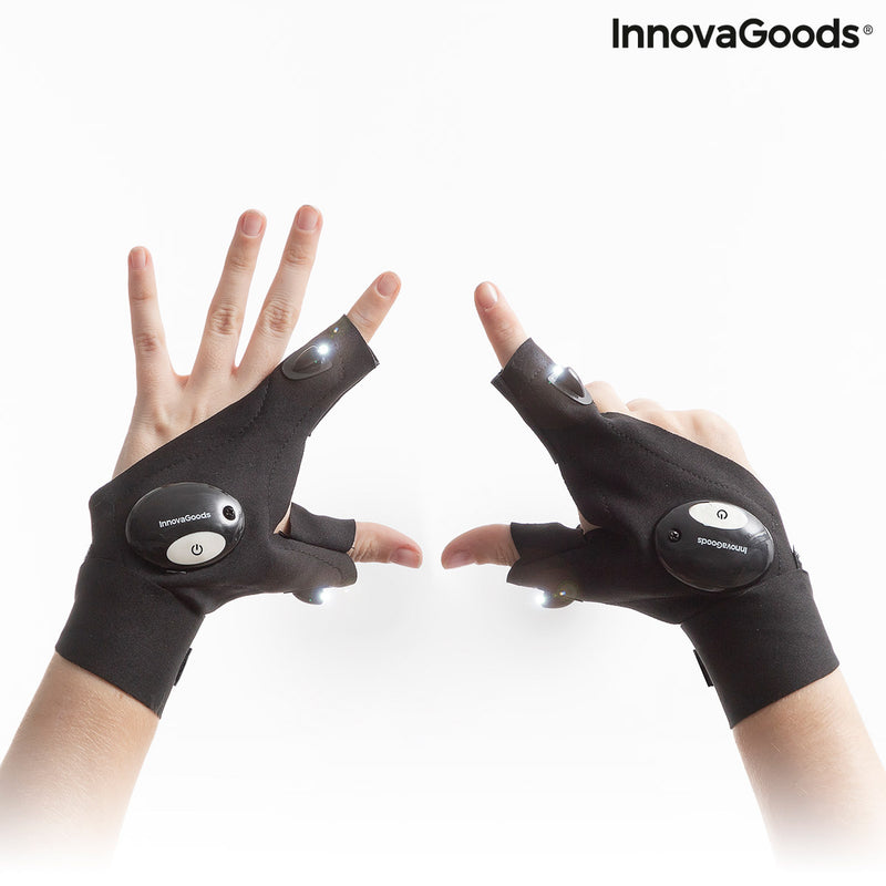 innovagoods Guantes con Luz LED Gleds InnovaGoods 2 Unidades