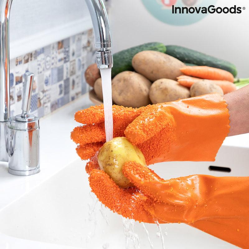 Innovagoods Guantes Limpiadores De Verduras Y Frutas Glinis InnovaGoods