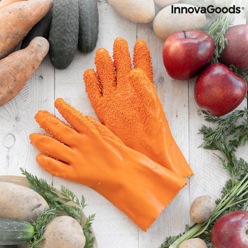 Innovagoods Guantes Limpiadores De Verduras Y Frutas Glinis InnovaGoods