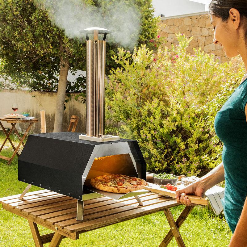 Innovagoods Horno Para Pizza De Pellets Con Accesorios Pizzahven InnovaGoods
