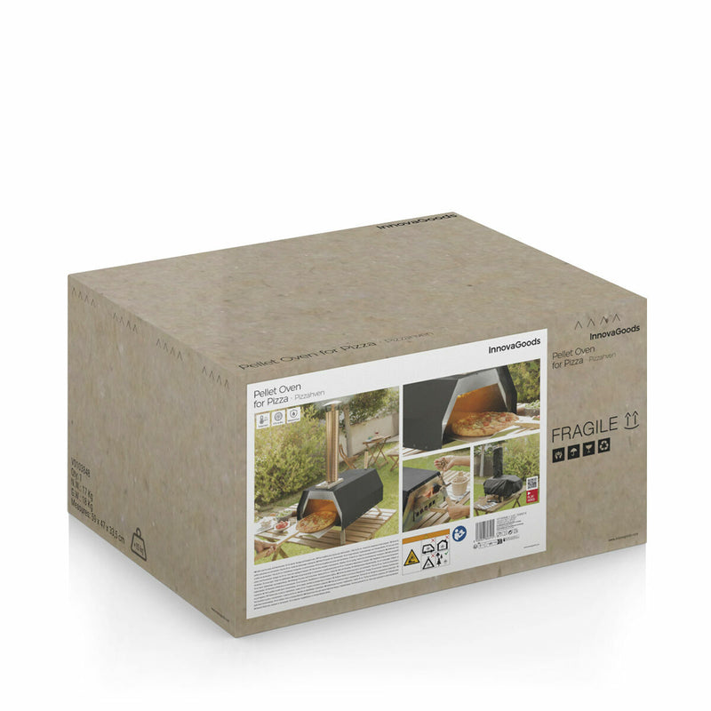 Innovagoods Horno Para Pizza De Pellets Con Accesorios Pizzahven InnovaGoods