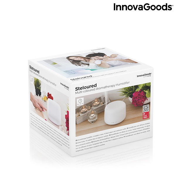 Innovagoods Humidificador Difusor De Aromas Con LED Multicolor Steloured InnovaGoods