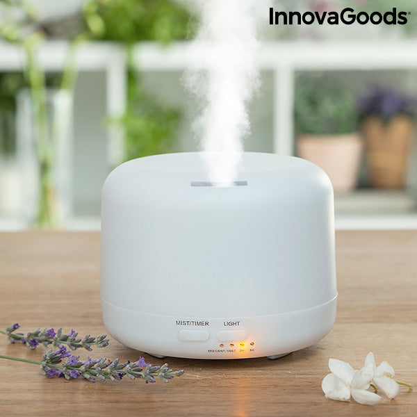 innovagoods Humidificador Difusor de Aromas con LED Multicolor Steloured InnovaGoods