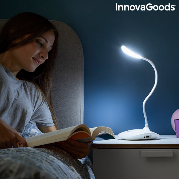 innovagoods Lámpara LED de Mesa Recargable Táctil Lum2Go InnovaGoods