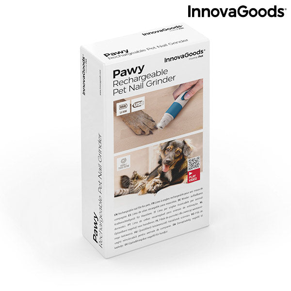 Innovagoods Lima De Uñas Recargable Para Mascotas Pawy InnovaGoods